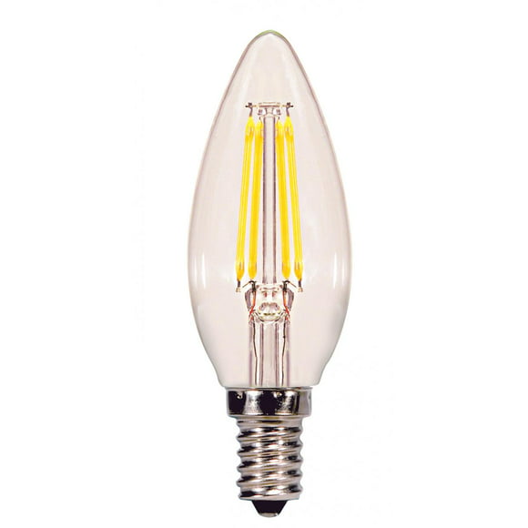 Satco S8616 Medium Bulb in Light Finish Clear 4.13 inches 